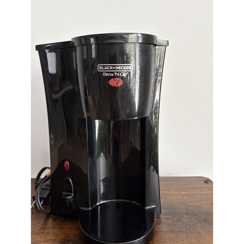 Black & Decker Brew 'N Go One Cup Coffee Maker DCM18 Reusable Filter TESTED